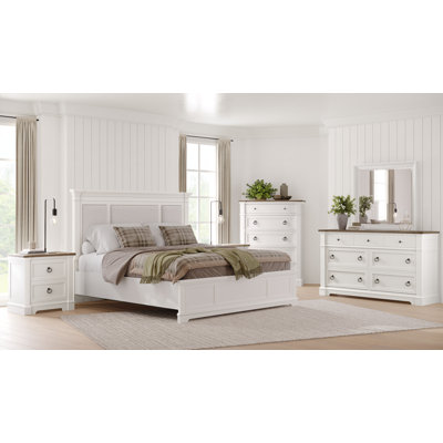 Adalia Queen Upholstered Panel Bed
