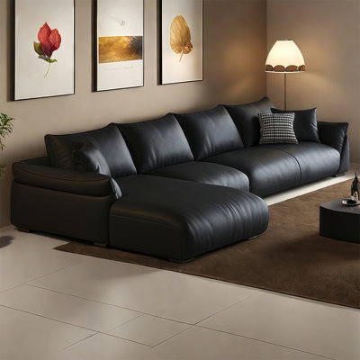 Italian modern and minimalist straight-row sofa