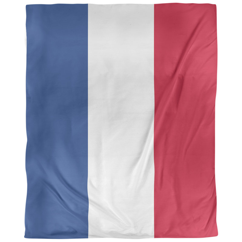Tissu de basket-de-détroit, Bleu royal / blanc / rouge
