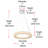 Brindalla Dimmable LED Round / Oval Chandelier-1132356657-1132356659