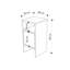 Grandma's Versatile Manufactured Wood Bedside Table 30 x 30 x 58 cm