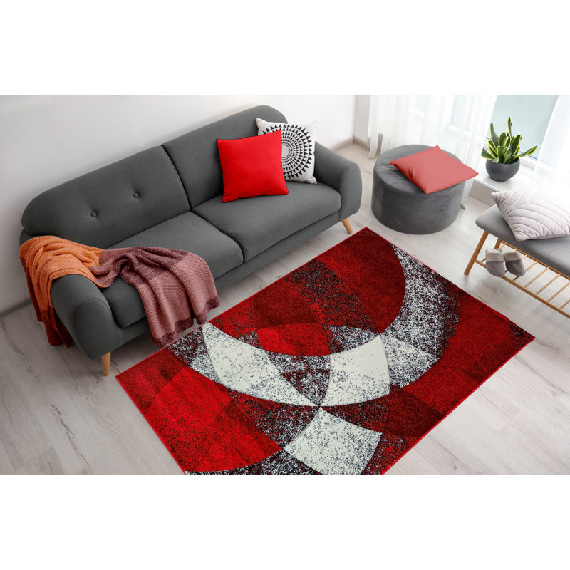 Jesslin Abstract Indoor Rug, Rectangle 5'2" x 7'2"