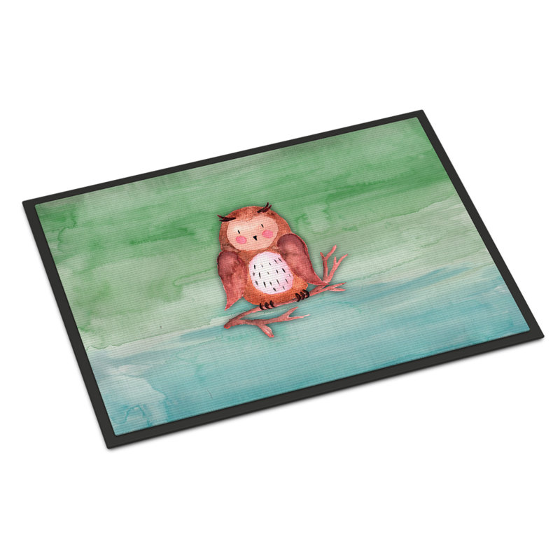 Zachary Non-Slip Outdoor Doormat, 0.25" H x 27" W x 18" D