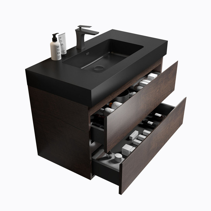 Ensemble de meuble-lavabo simple 35,8 po Tanjala