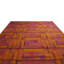 Rug & Kilim’S Scandinavian Geometric Orange-Gold And Pink Chenille Wool Rug-1070849045