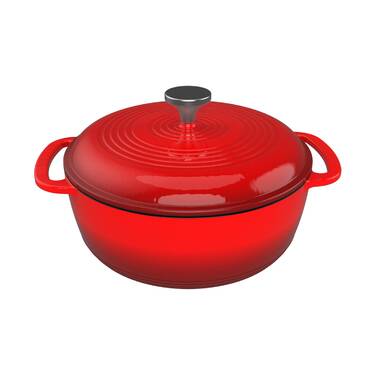 Tramontina 4 Qt. Enameled Cast Iron Round Gourmet Braiser with Lid &  Reviews