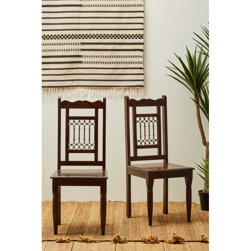 Side Chair in Brown