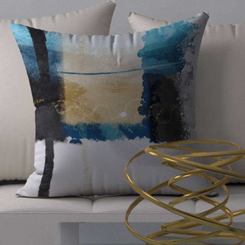 Reversible Throw Pillow, 18" x 18"