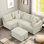 Canapé modulaire 3 pièces Anaclet
