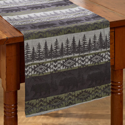 Shyli Runner Striped Jacquard Table Runner