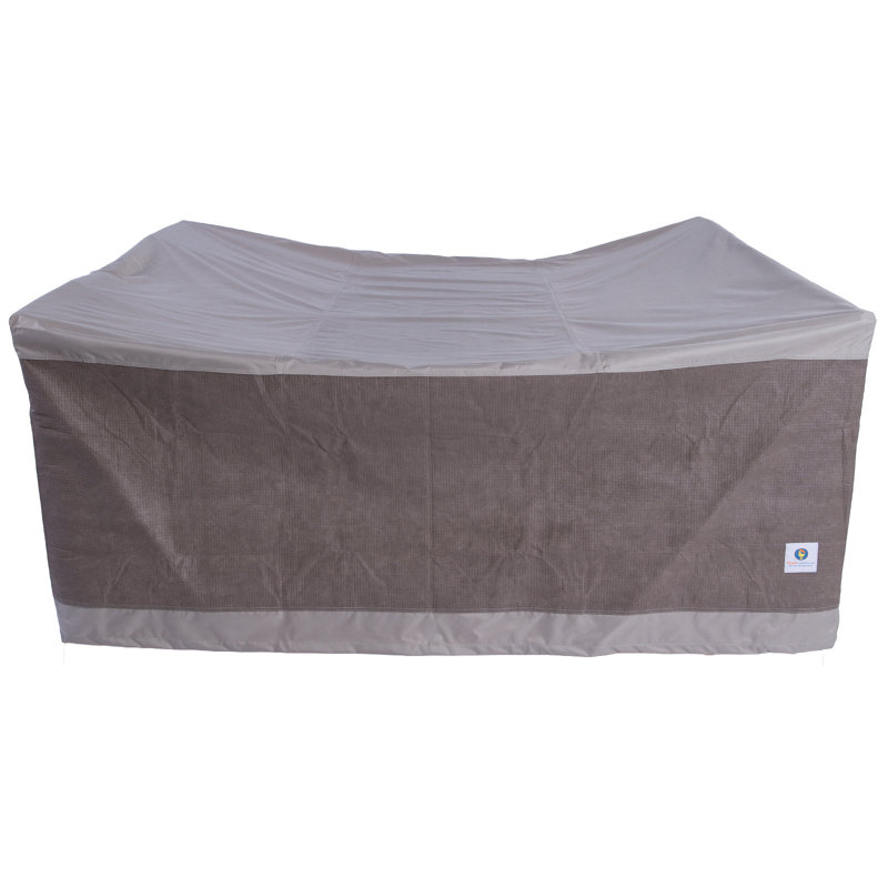 Housse pour ensemble repas de patio résistante à l’eau avec 2 ans de garantie Steve, H 32 po x l 76 po x P 76 po