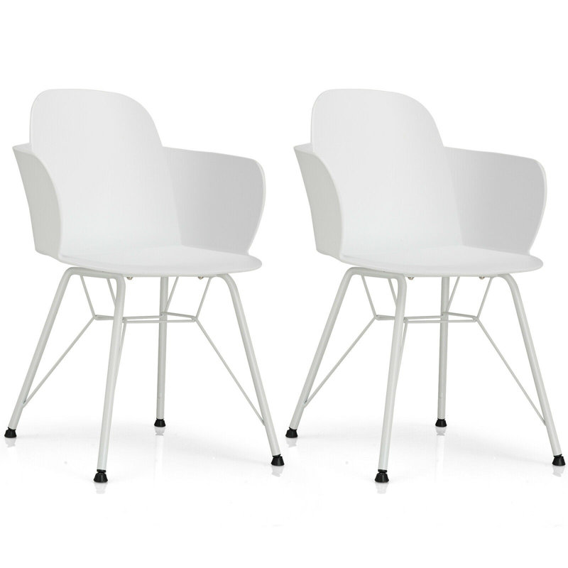 16.5'' H Armchair, White