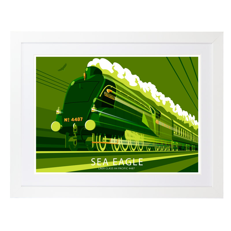 Stephen Millership - Print, White, 44cm H x 54cm W x 2.2cm D