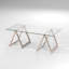 Cross Legs Coffee Table-1598650369