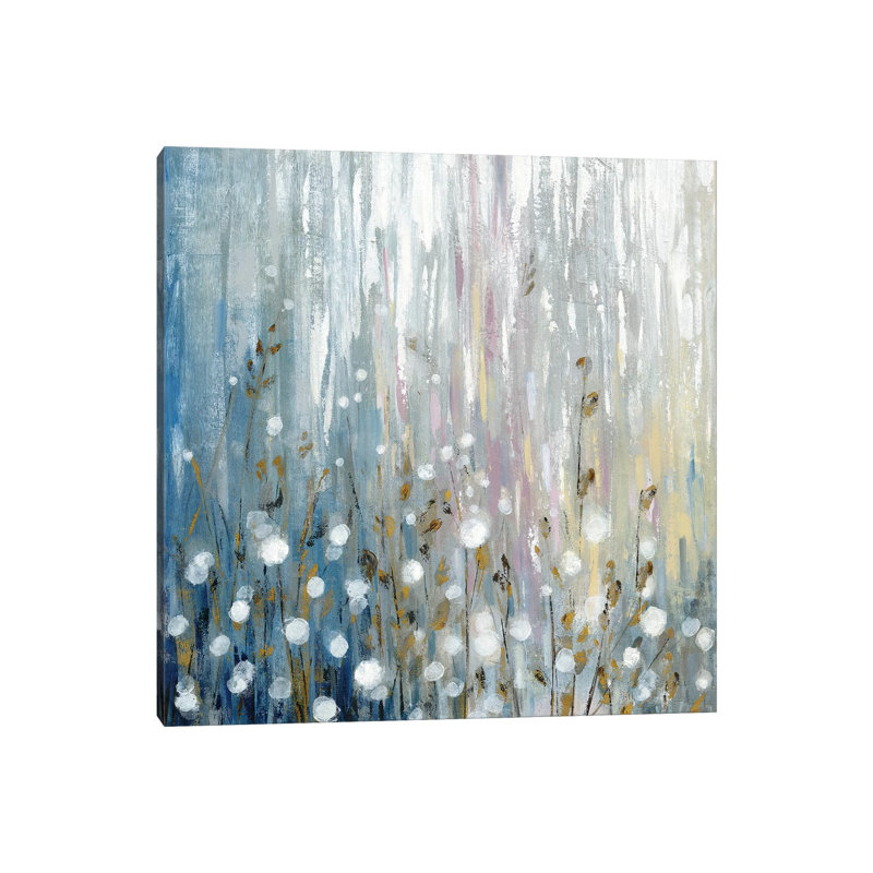 «August Branches Flowers» par Silvia Vassileva - impression, Toile tendue, H 48 po x l 48 po x P 1,5 po, Aucun mat