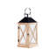 Wood Tabletop Lantern