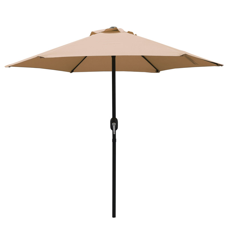 Parasol de marché 89 po Regena, Marron