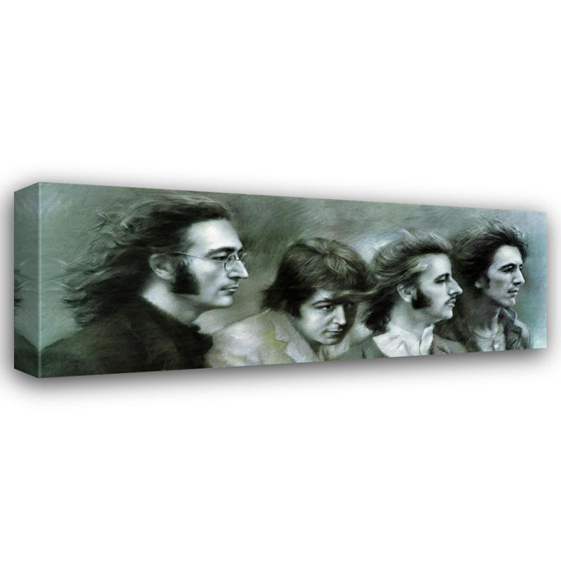 The Beatles, 9" H x 24" W