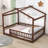 Hayti Wooden Platform Bed with Fence and Slats-1870990445-1870990441