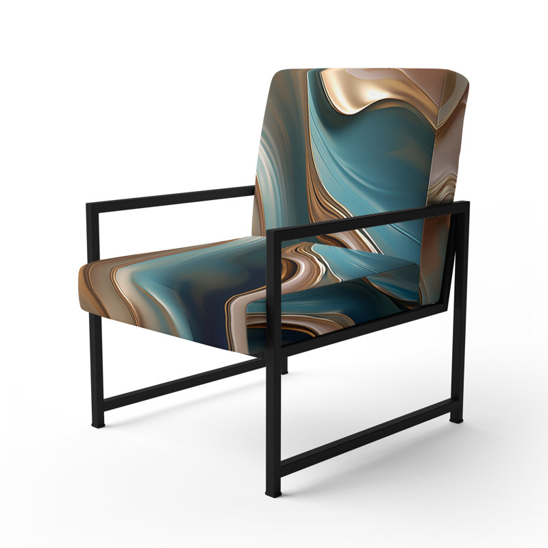 Fauteuil d'appoint Darende, Noir, noir, noir, noir