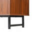 Buffet Mid-Century moderne avec pieds en métal, crédence polyvalente pour le salon, la salle à manger, le vestibule