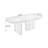 Nut-brown Rectangular Solid Wood Dining Table-99135434