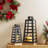 22.75''H Modern Tabletop Trapezoid Metal/Wood Lanterns-1972891627