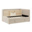 Upholstered Daybed With Trundle, Storage Shelves, USB & Outlet-172984056