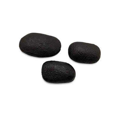 Breton Cast Aluminum Wall Sculpture Black-Set Of 3