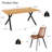 Costner 5 Pieces Dining Table Set With Rectangular Wood Top Table And 4 Upholstered Side Chairs-123027042-123027044