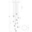 Breeze 11 Grey Glass Pendants Chandelier-1679407898-1679407899