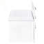 Meuble-lavabo 3 tiroirs lumineux avec miroir et tabouret