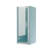24-25 in.W x 72 in.H Hinged Frameless Shower Door with SGCC certified Tempered Glass,Chrome-125977576