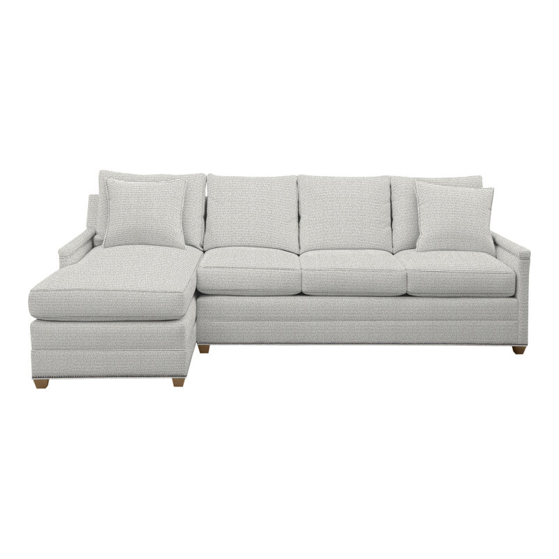 2-Piece Connelly Springs Sectional, Yes, Hampton, Callaloo Cotton