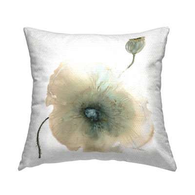Floral Outdoor Throw Pillow