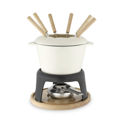 Twine 1.5 qt. Cast Iron Fondue Set