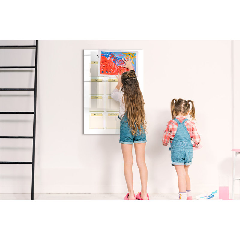 Magnetic Glass Photo Memo Board