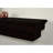 Rustic Floating Wood Fireplace Mantel Shelf with Arched Corbels - Pine Wood-164010024-164010030