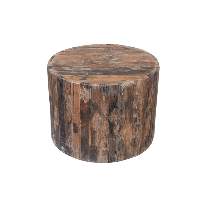 Table basse en bois Dia, H 18 po x L 24 po x l 24 po