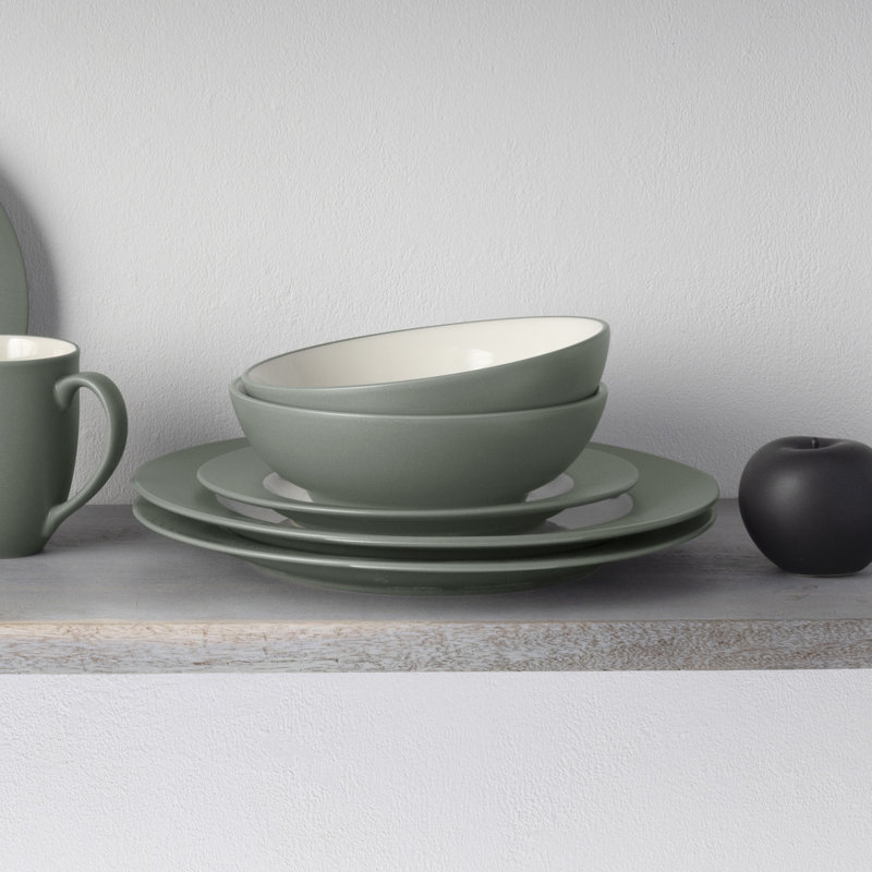 Service de table 16 pièces Noritake Colorwave, service pour 4, Vert