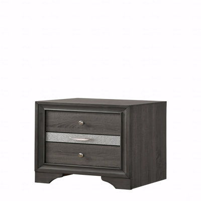 Table de chevet Matrix Design en gris