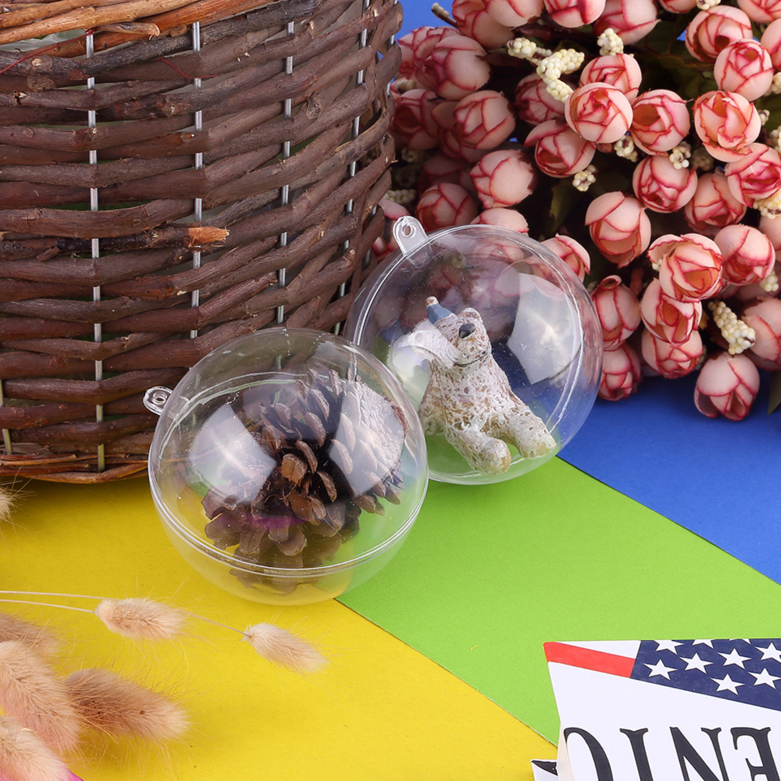 Shatterproof Bauble, 1.97" H x 1.97" W x 1.97" D