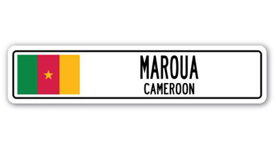 Plaque de rue Maroua