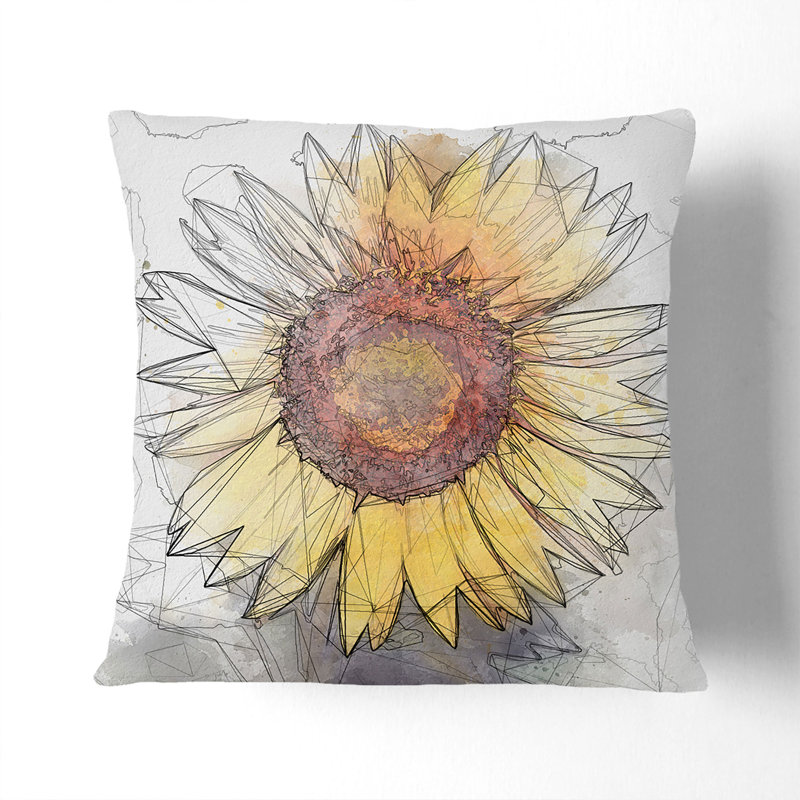 Square Throw Cushion, 55cm H x 55cm W x 20cm D