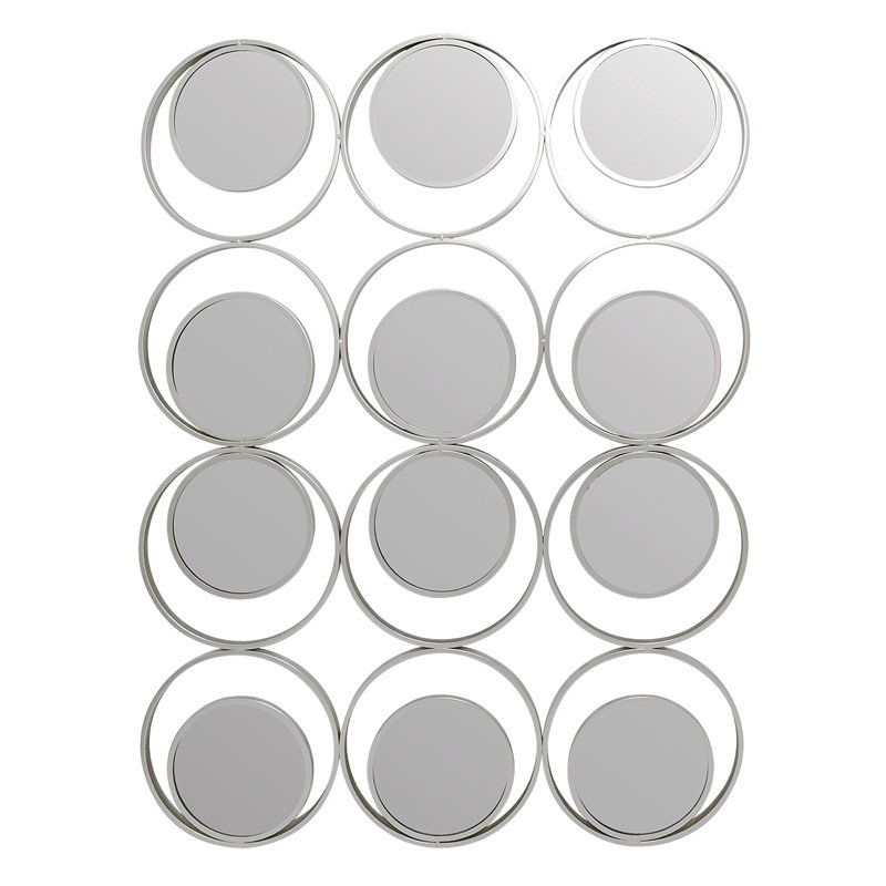 Talbotton Metal Flat Wall Mirror