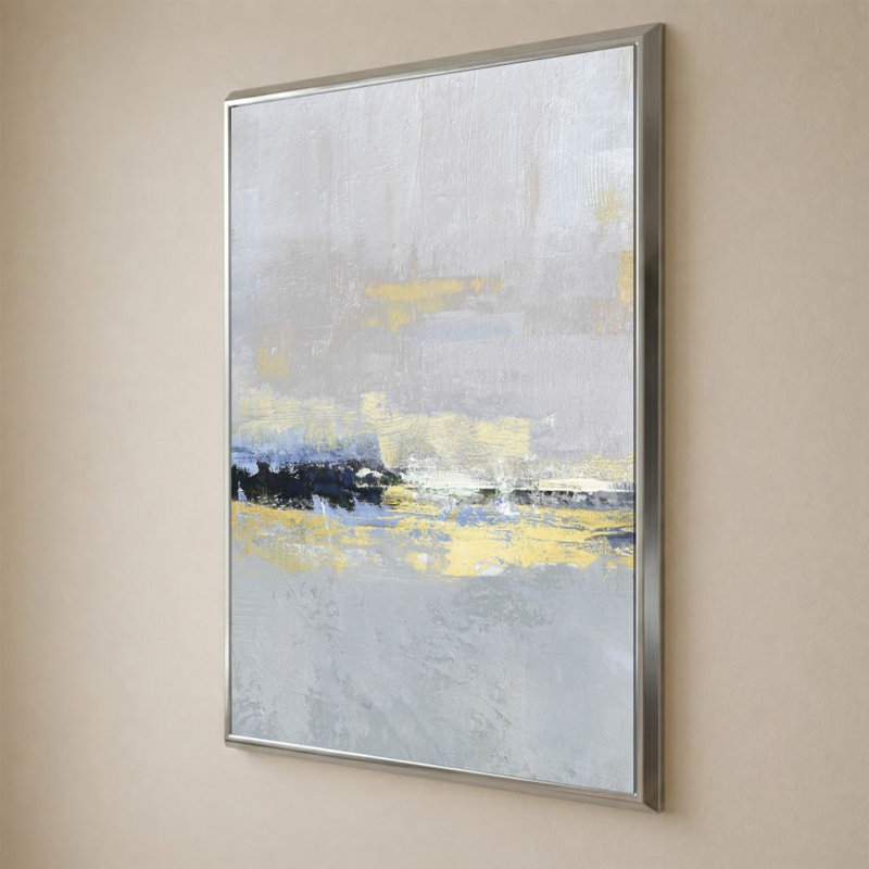 «After the Storm - Calm» par Paul Duncan - Impression sur toile, 64" H x 44" W, Silver