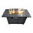11'' H X 42'' L Steel Propane Outdoor Fire Pit Table With Lid,Outdoor Heating,Outdoor Fireplaces