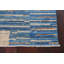 Tapis oriental bleu Kwame Kashkoli Kwame noué à la main 3 x 4