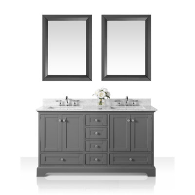 Audrey 60'' W Double Vanity