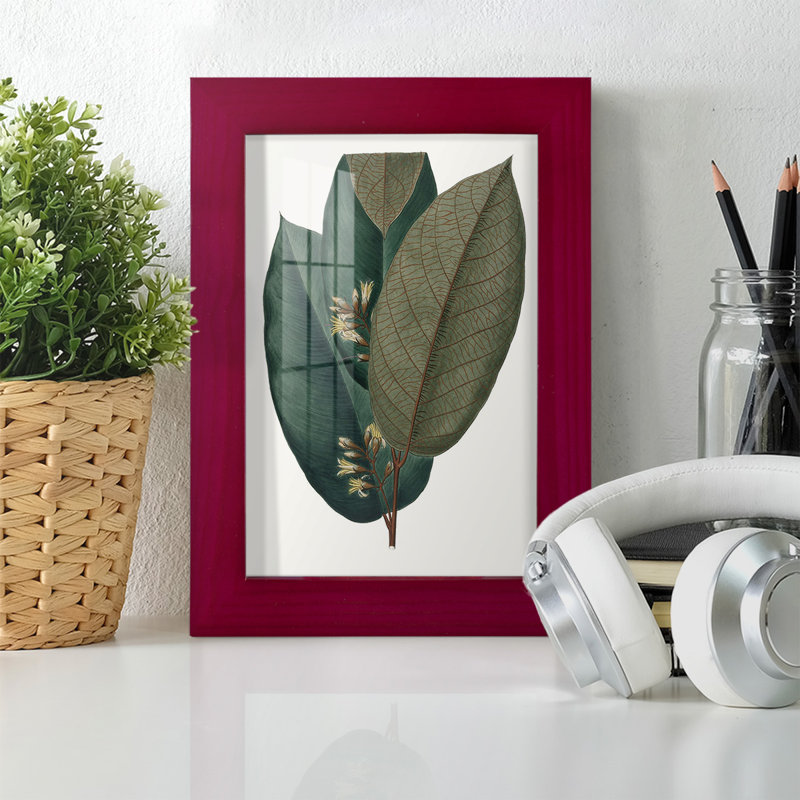 Fall Foliage I, reproduction d'art encadrée, Rouge, H 6 po x l 4 po x P 1 po